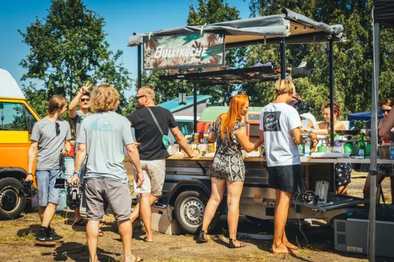 Gemeinschaftsort auf Festivals