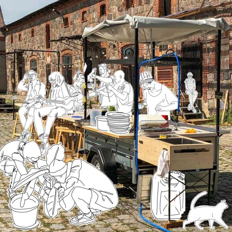 Menschen bei Aktivitäten im Freien.